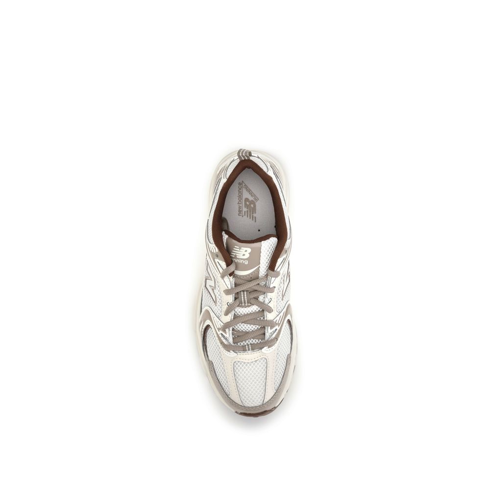 New Balance Silver Nylon Athletic Sneakers