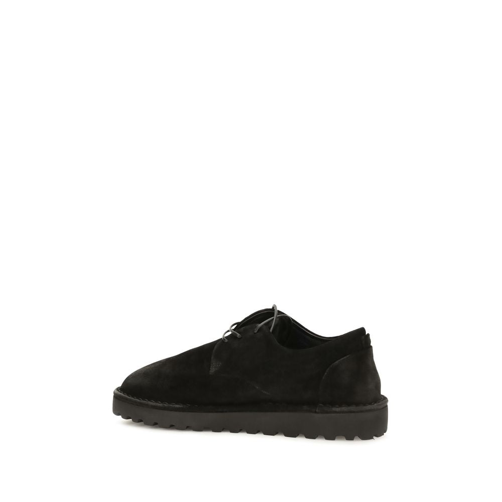 Marsell Black Calf Leather Bos Taurus Oxfords And Derbies
