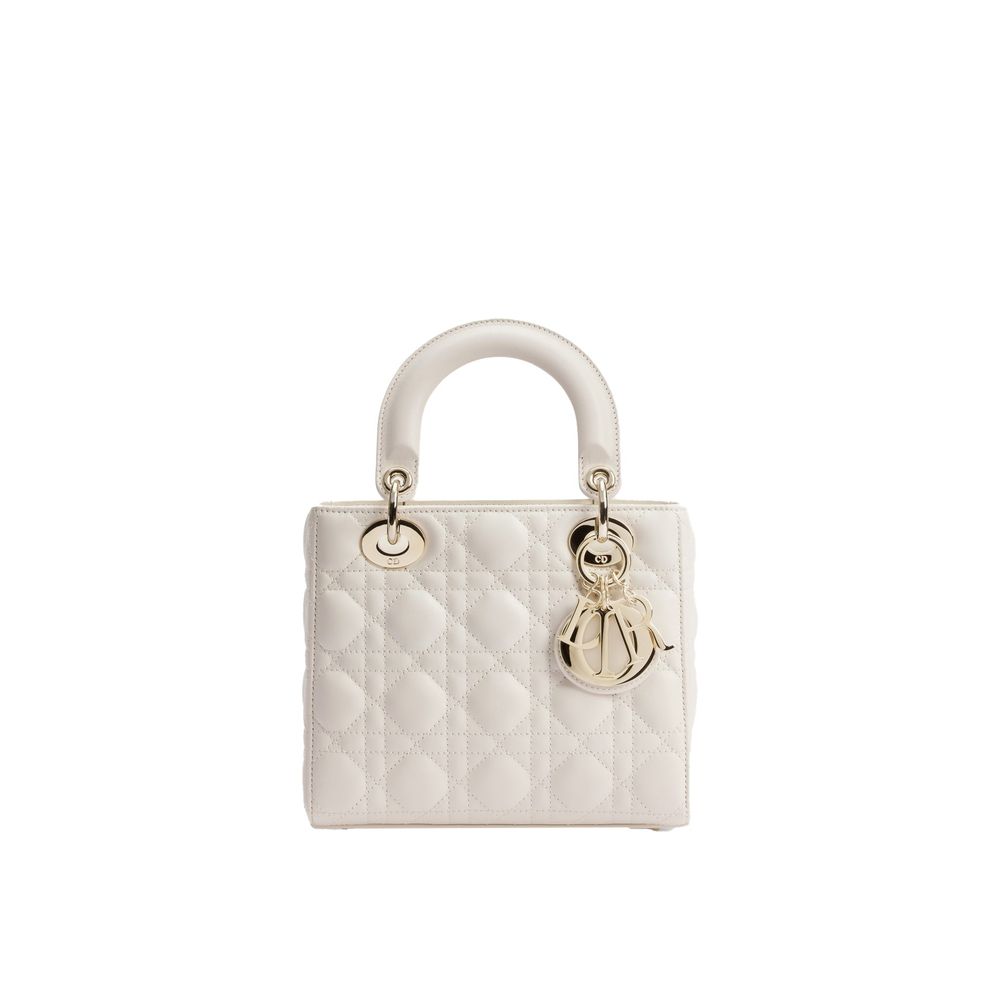 Dior White Leather Handbag
