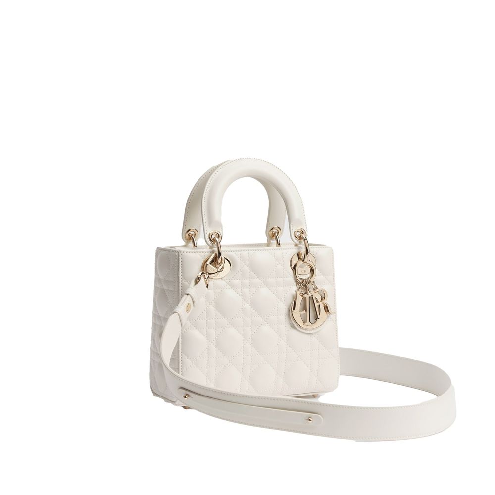 Dior White Leather Handbag
