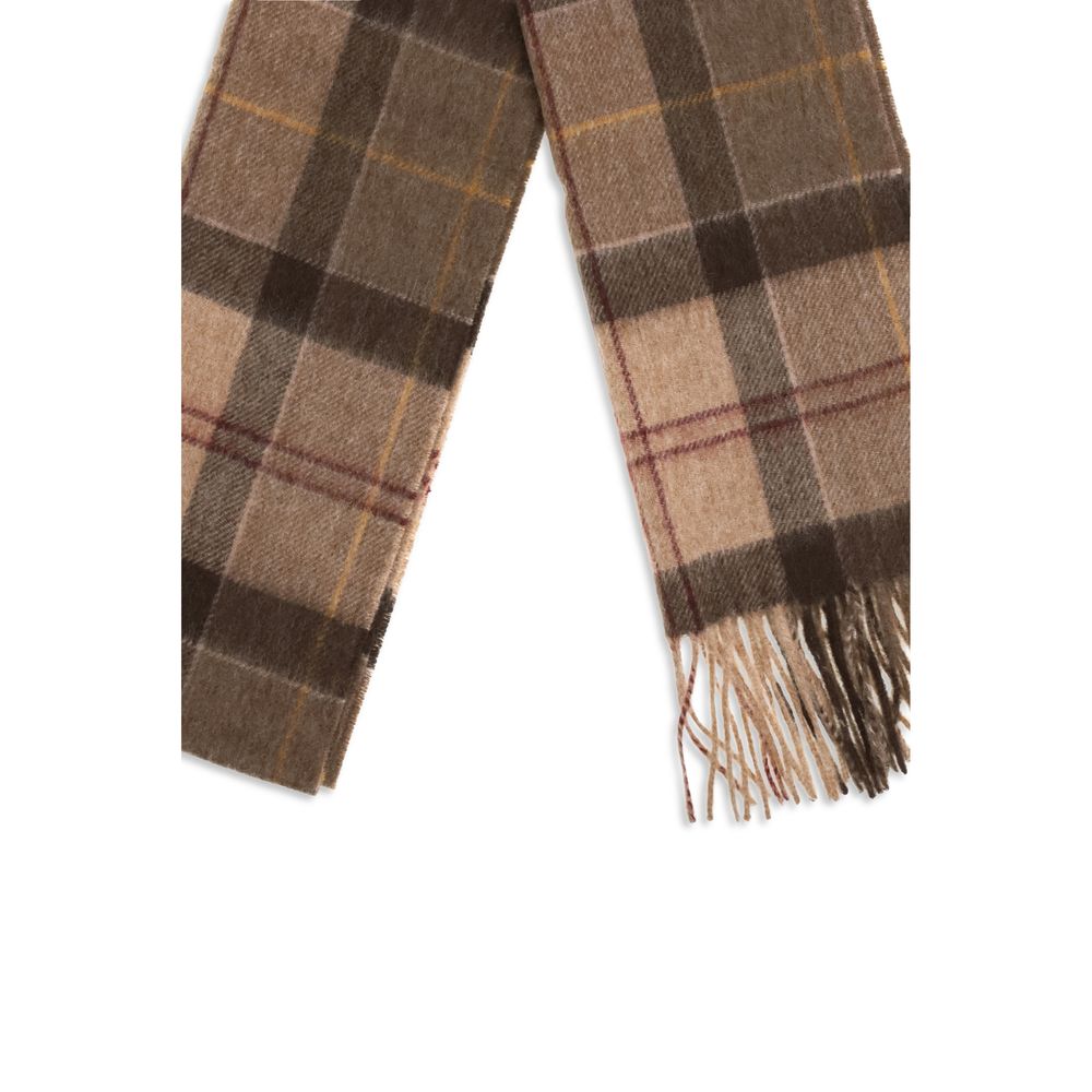 Barbour Beige Wool Scarf