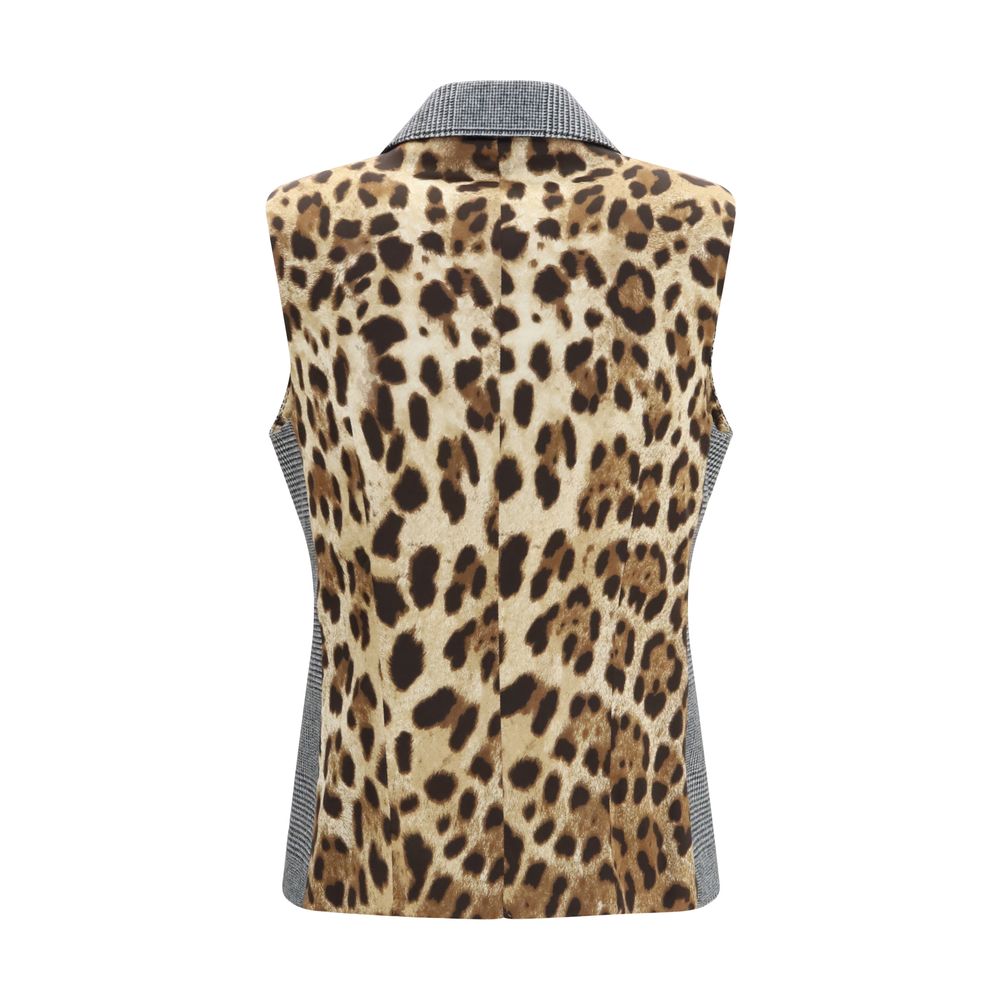 Dolce & Gabbana Gray Wool Oves Aries Blazer