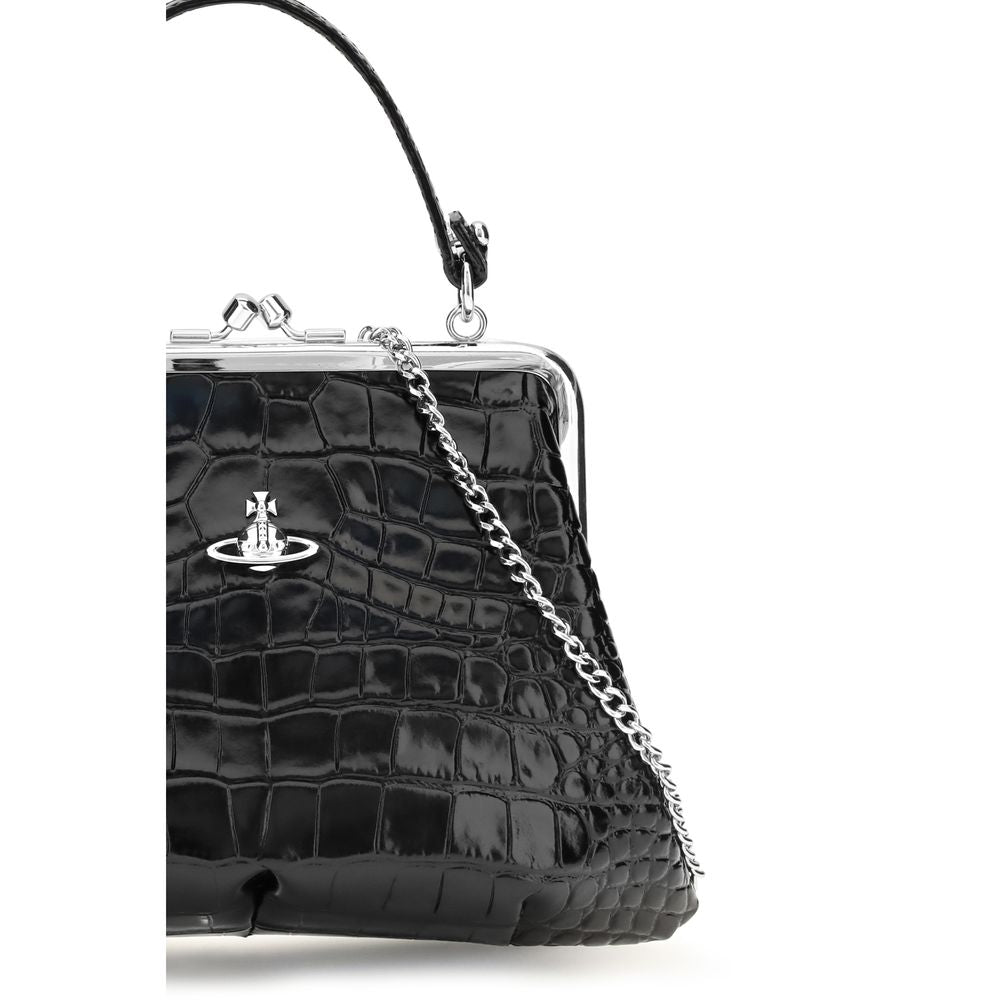 Vivienne Westwood Black Leather Handbag