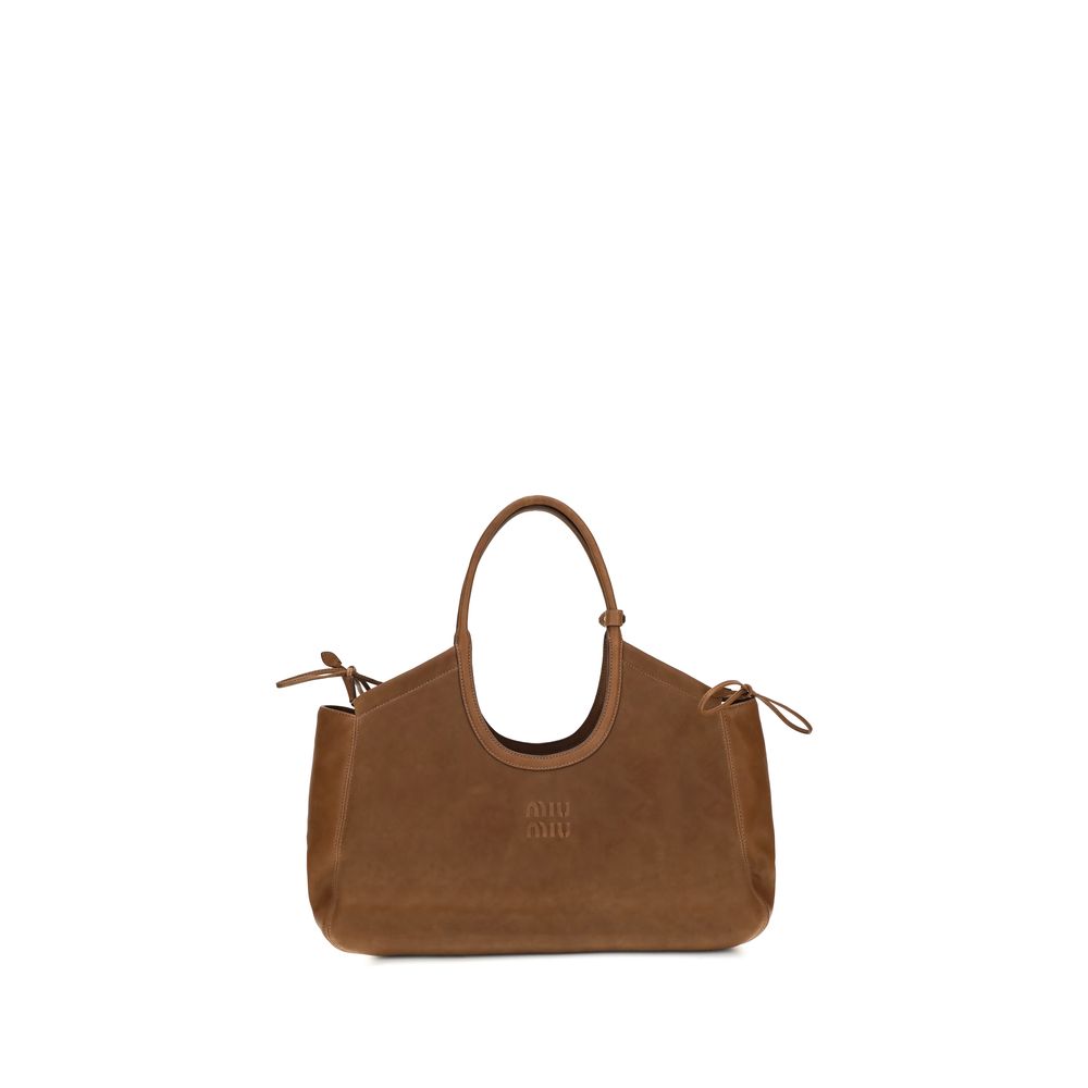 Miu Miu Brown Aries Handbag