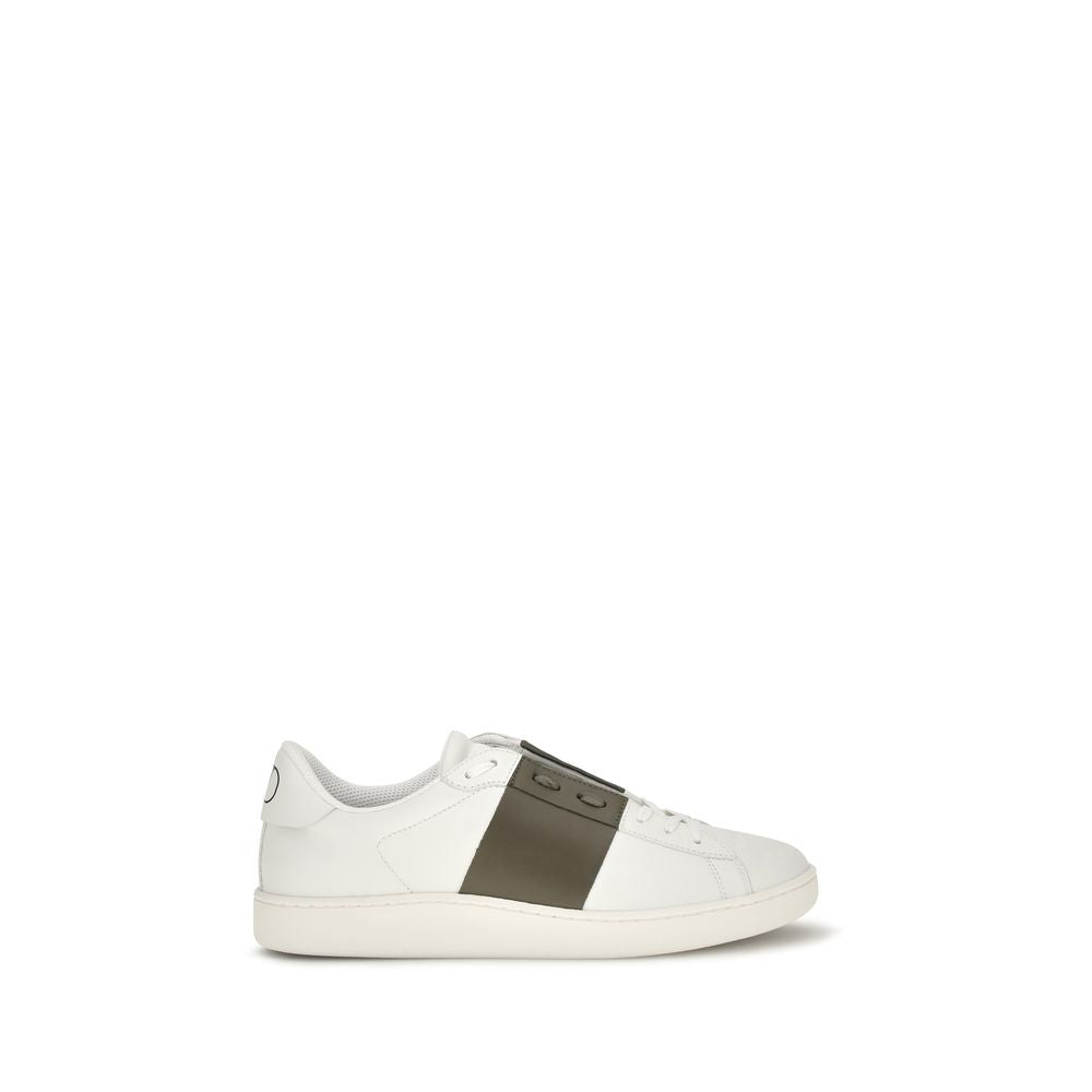 Valentino Garavani White Leather Low Top Sneakers