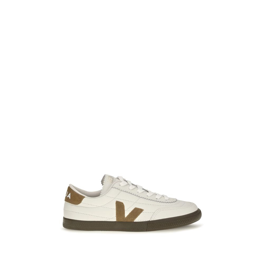 Veja White Leather Low Top Sneakers