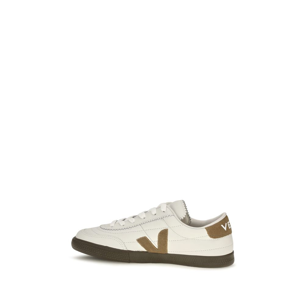 Veja White Leather Low Top Sneakers