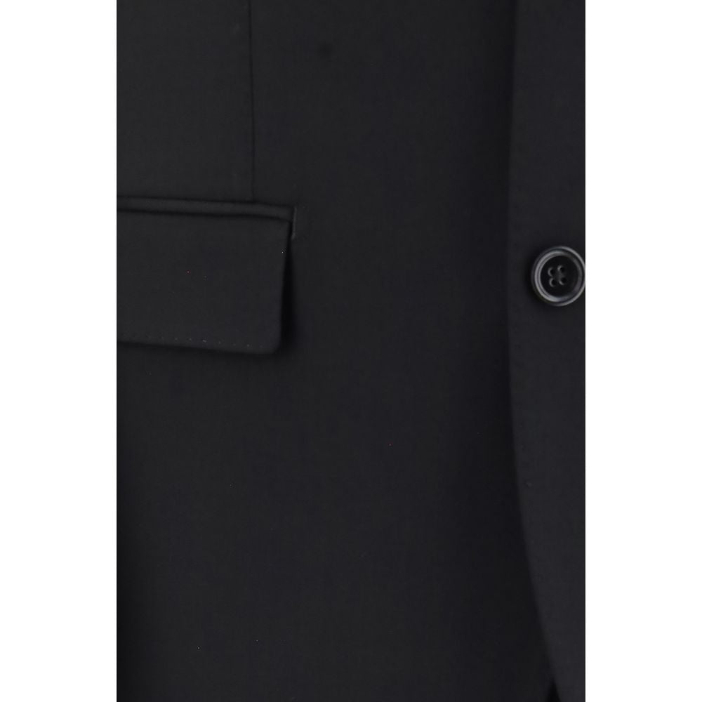 Dolce & Gabbana Black Wool Two-Piece Suit