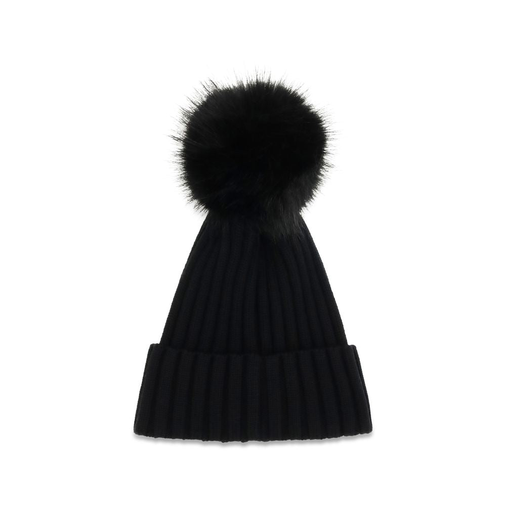 Moncler Black Wool Beanie