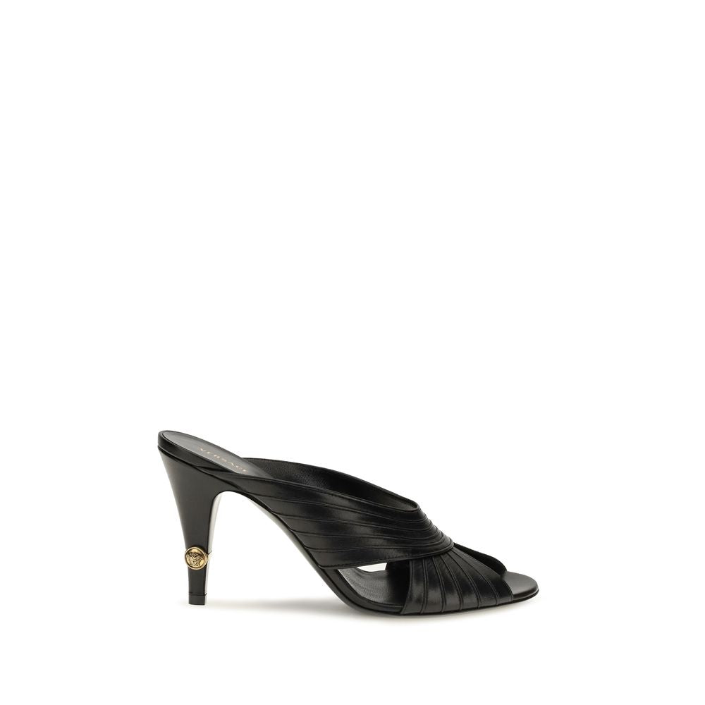 Versace Black Mules