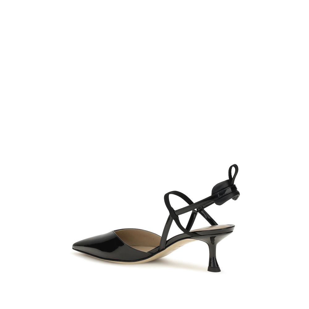 Fendi Black Leather Pumps