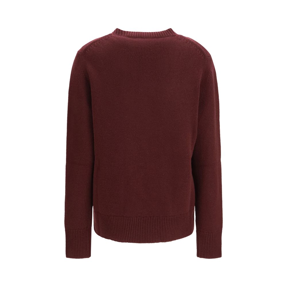 Burberry Bordeaux Wool Sweatshirt