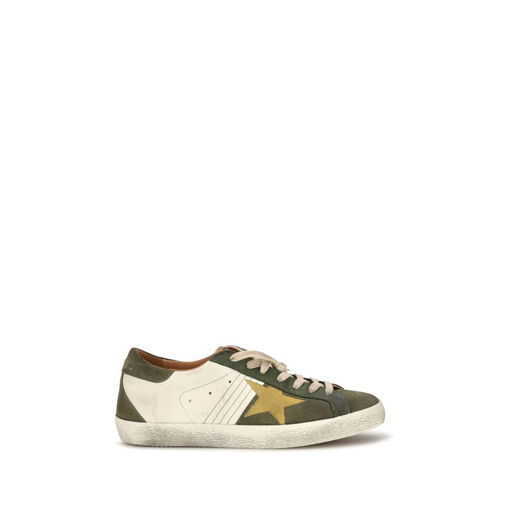 Golden Goose Bicolor Leather Sneakers