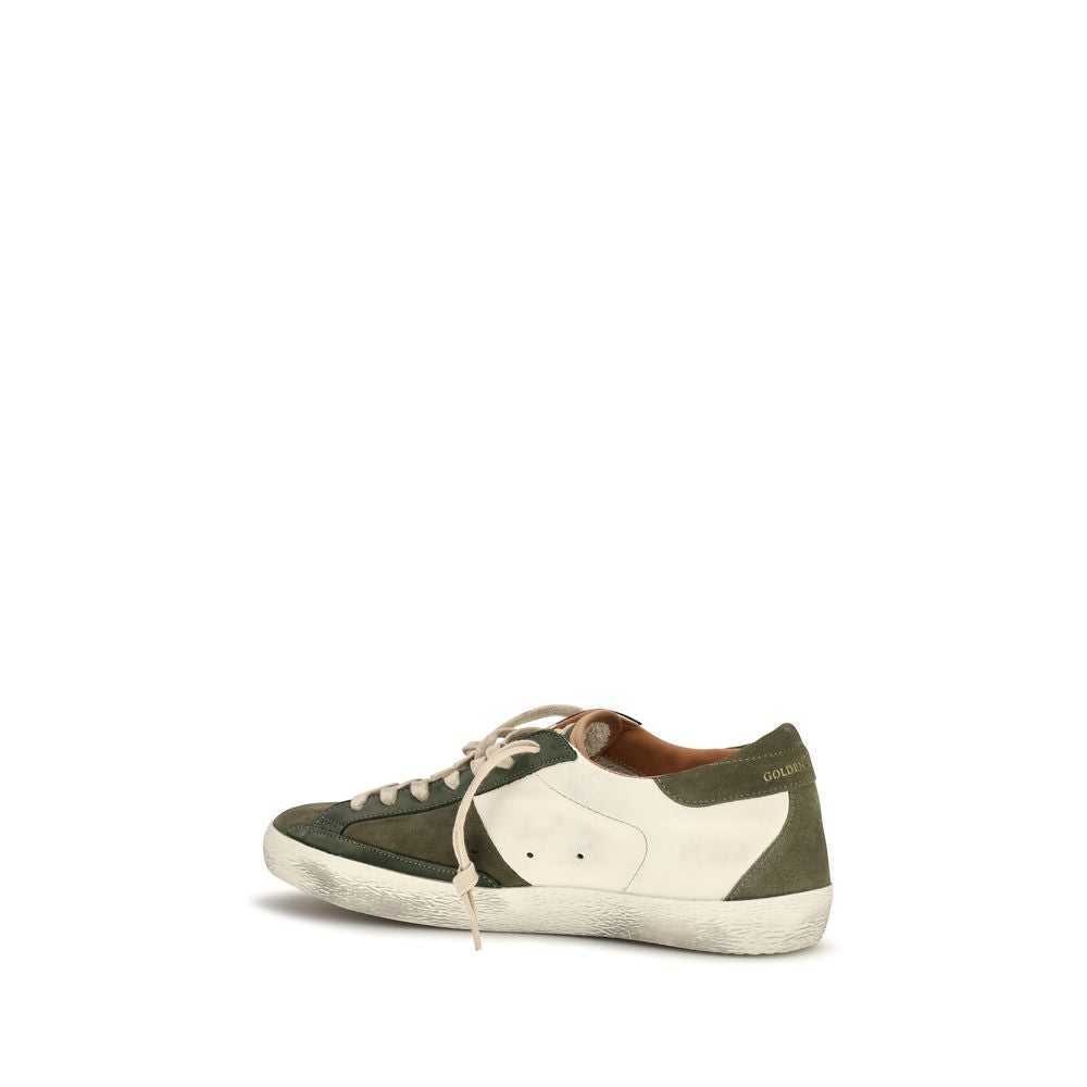 Golden Goose Bicolor Leather Sneakers