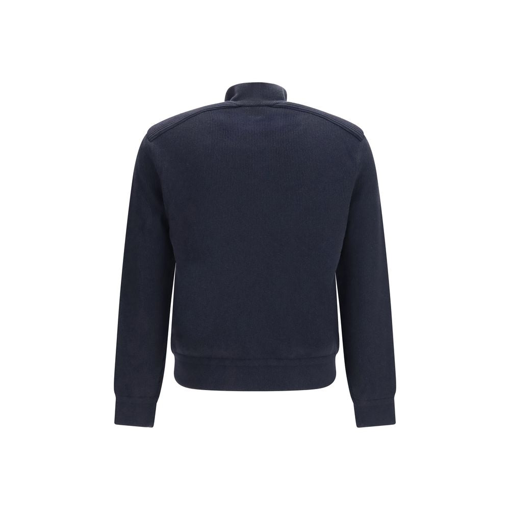 Moncler Blue Wool Sweatshirt