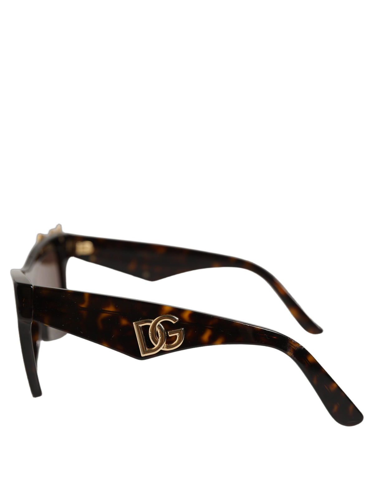 New Dolce & Gabbana Brown DG4434 Accent Havana Frame Sunglasses