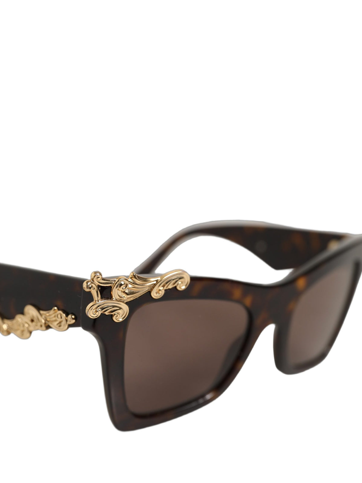 New Dolce & Gabbana Brown DG4434 Accent Havana Frame Sunglasses