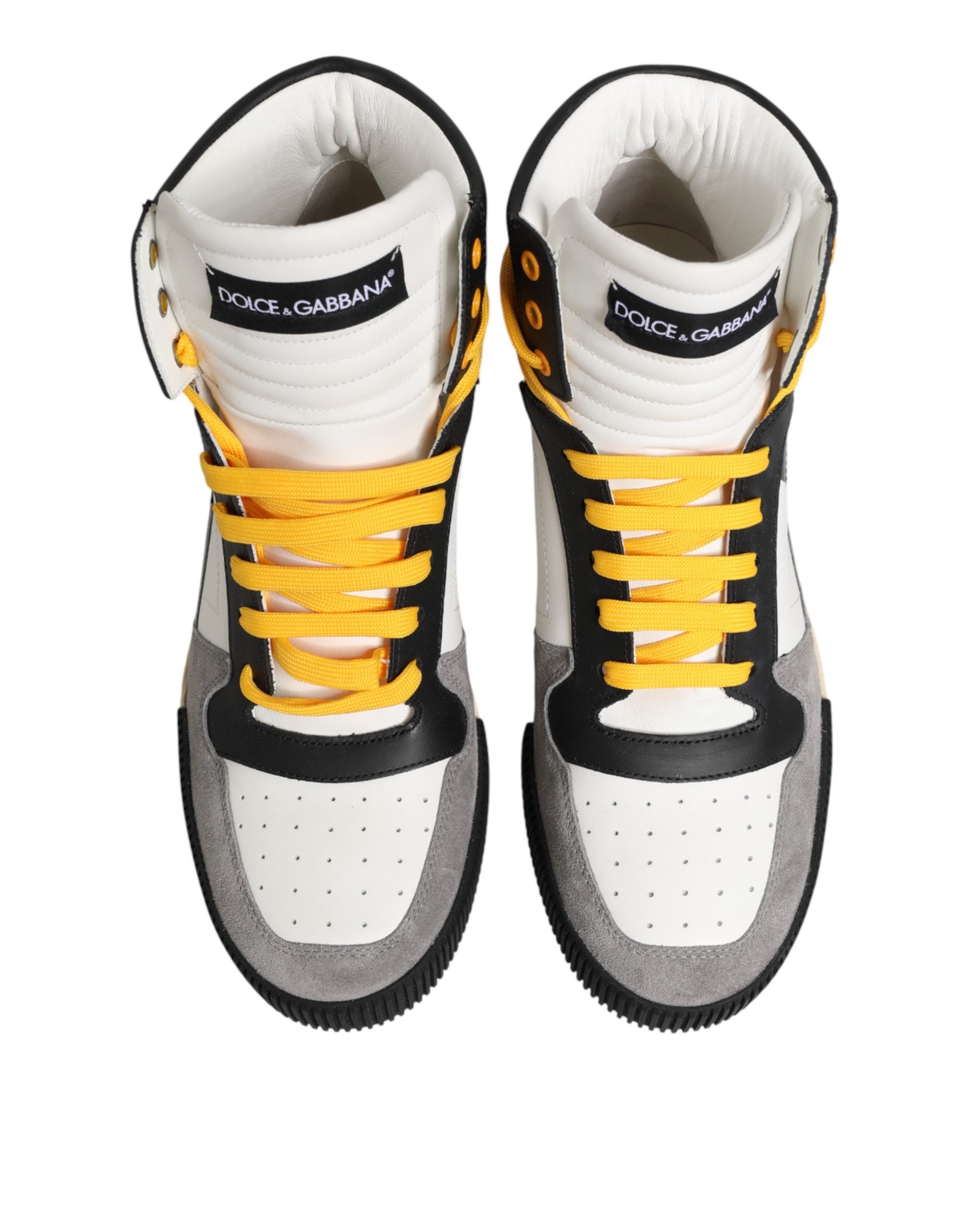 Dolce & Gabbana Multicolor High Top Sneakers Shoes
