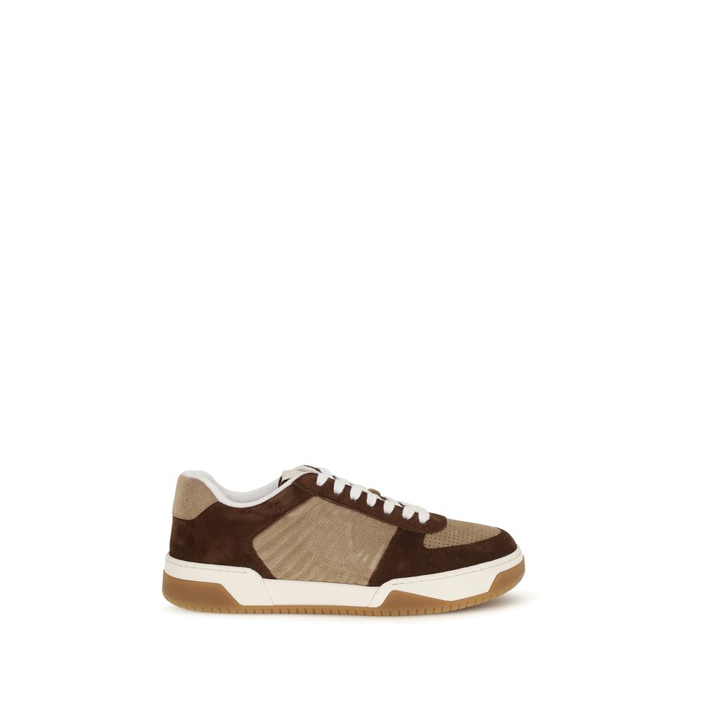 Valentino Garavani Brown Napa Leather / Low Top Sneakers