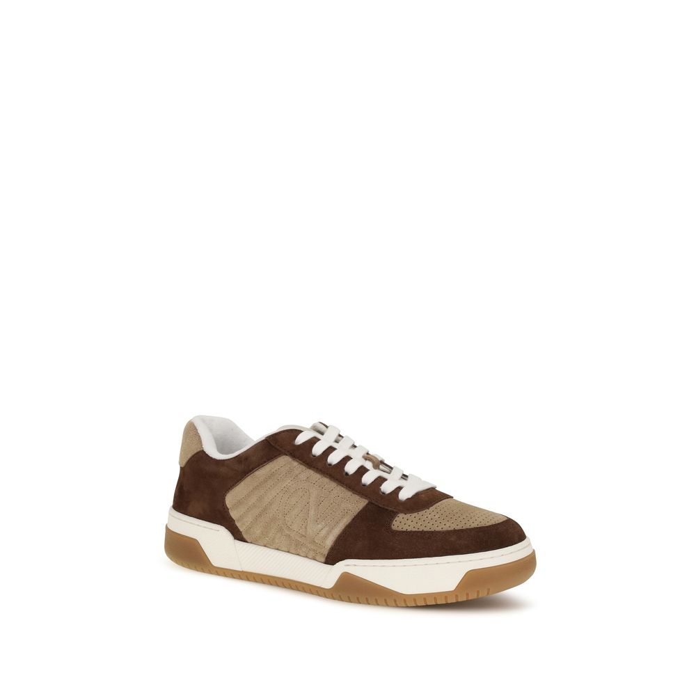 Valentino Garavani Brown Napa Leather / Low Top Sneakers