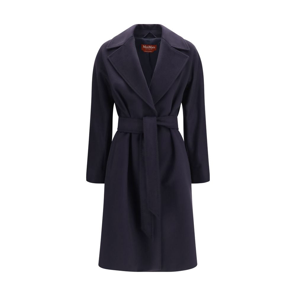 Max Mara Blue Wool Coat
