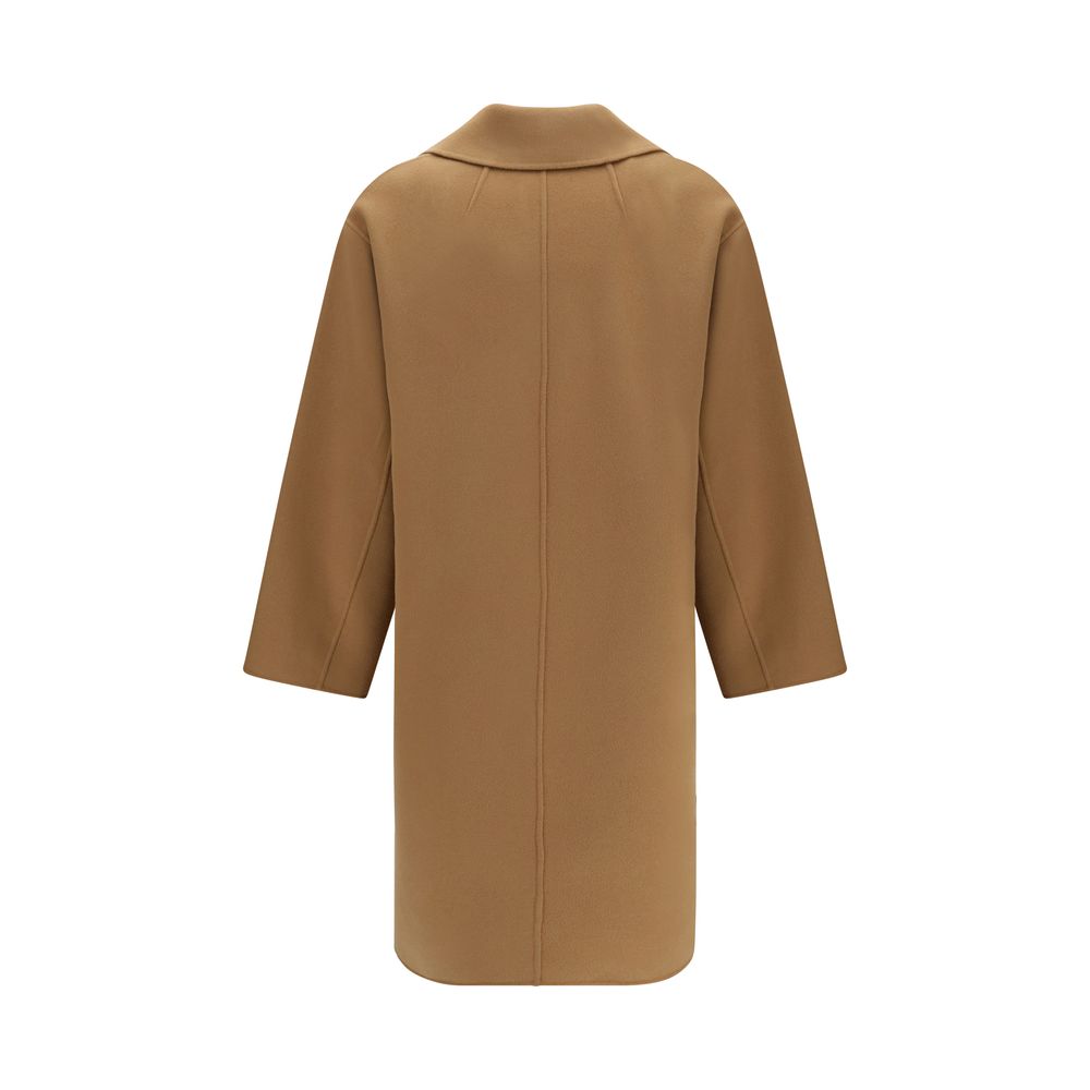 'S Max Mara Beige Wool Coat