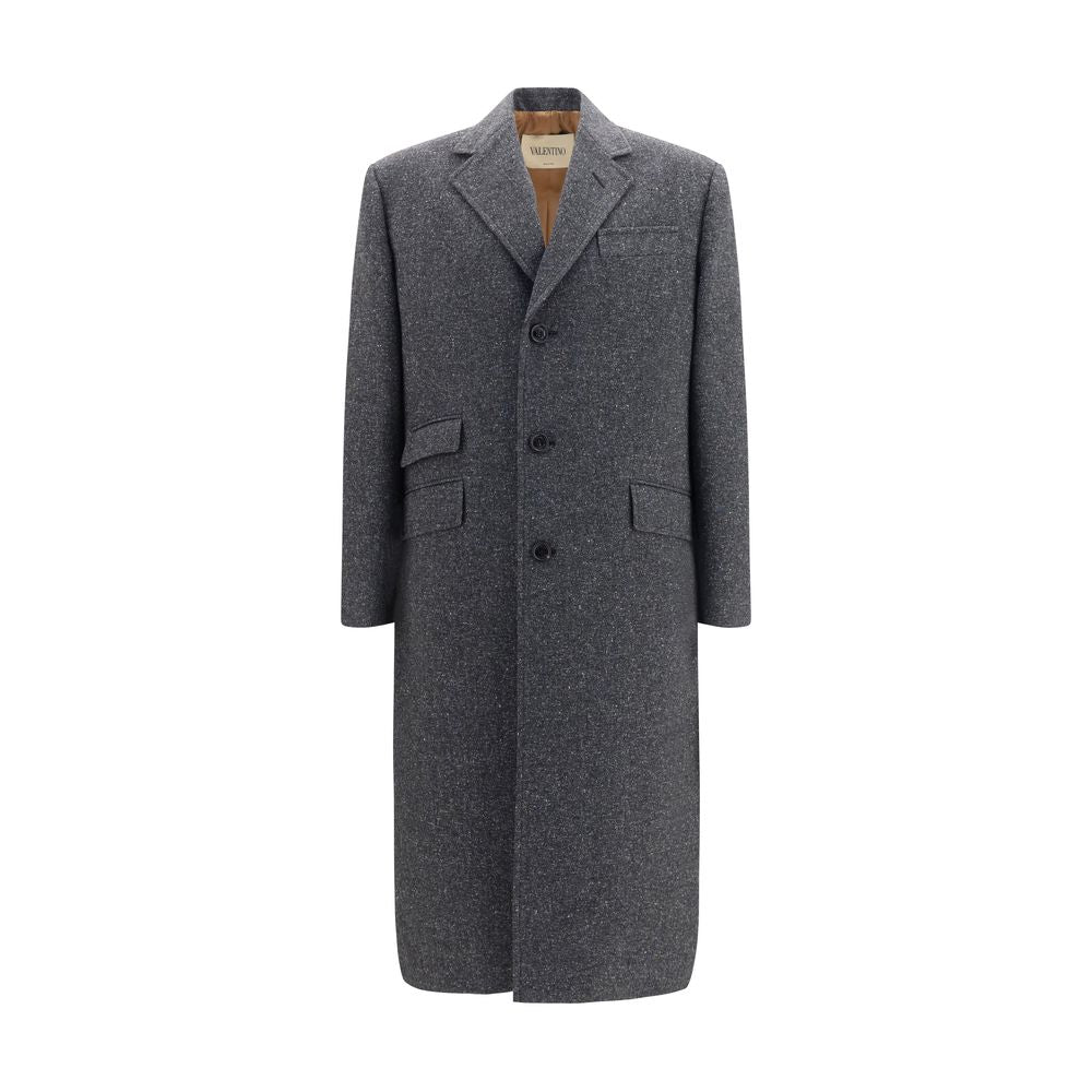 Valentino Garavani Gray Wool Coat