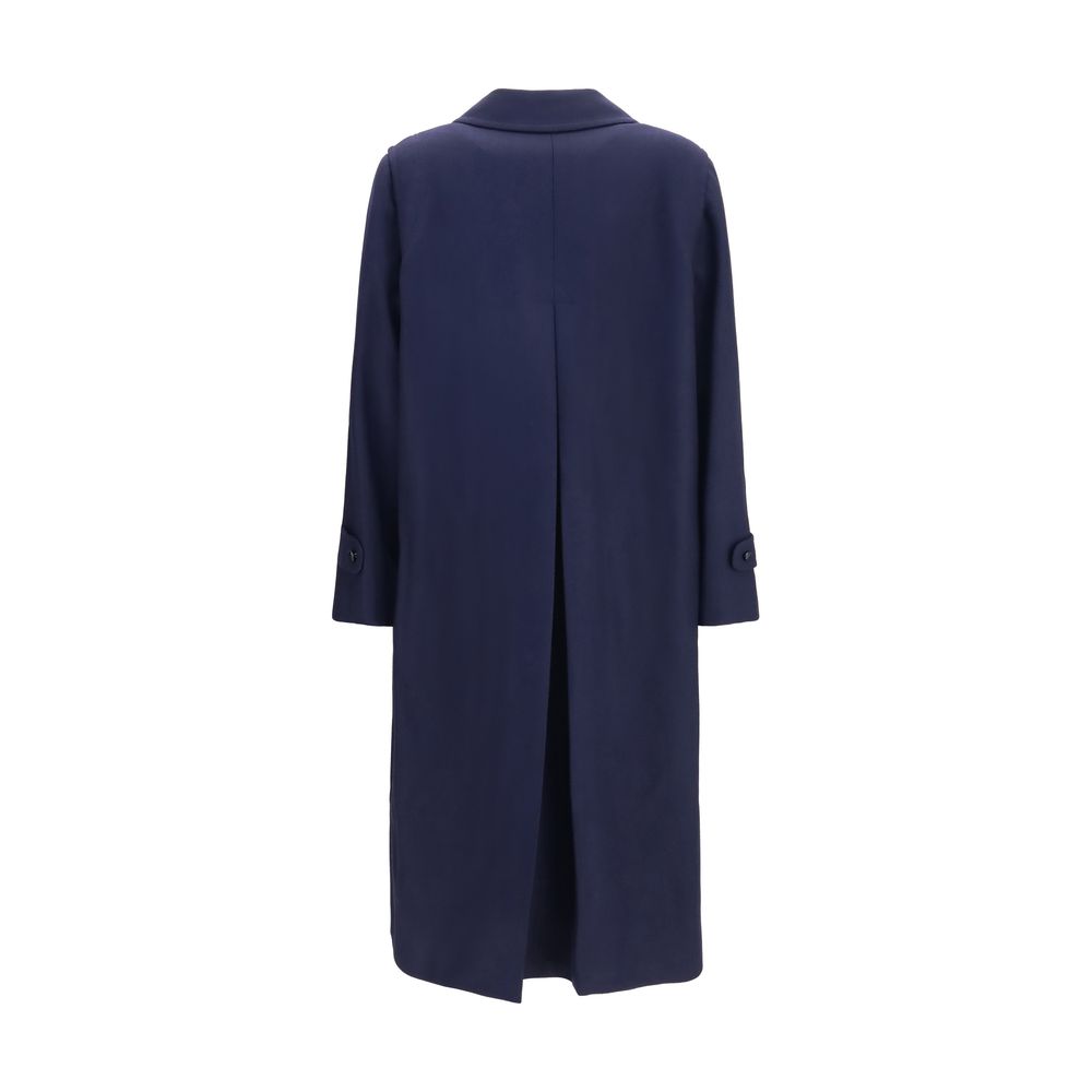 Blazé Milano Blue Wool Oves Aries Coat