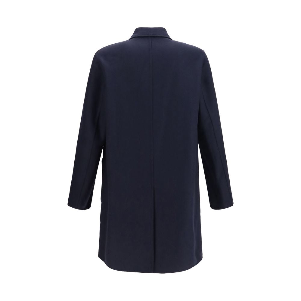 Etro Blue Wool Coat