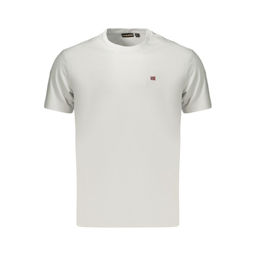 Napapijri Gray Cotton T-Shirt