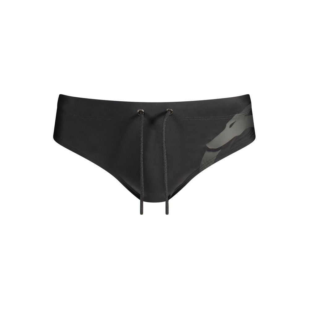Trussardi Black Elastane Swim Briefs