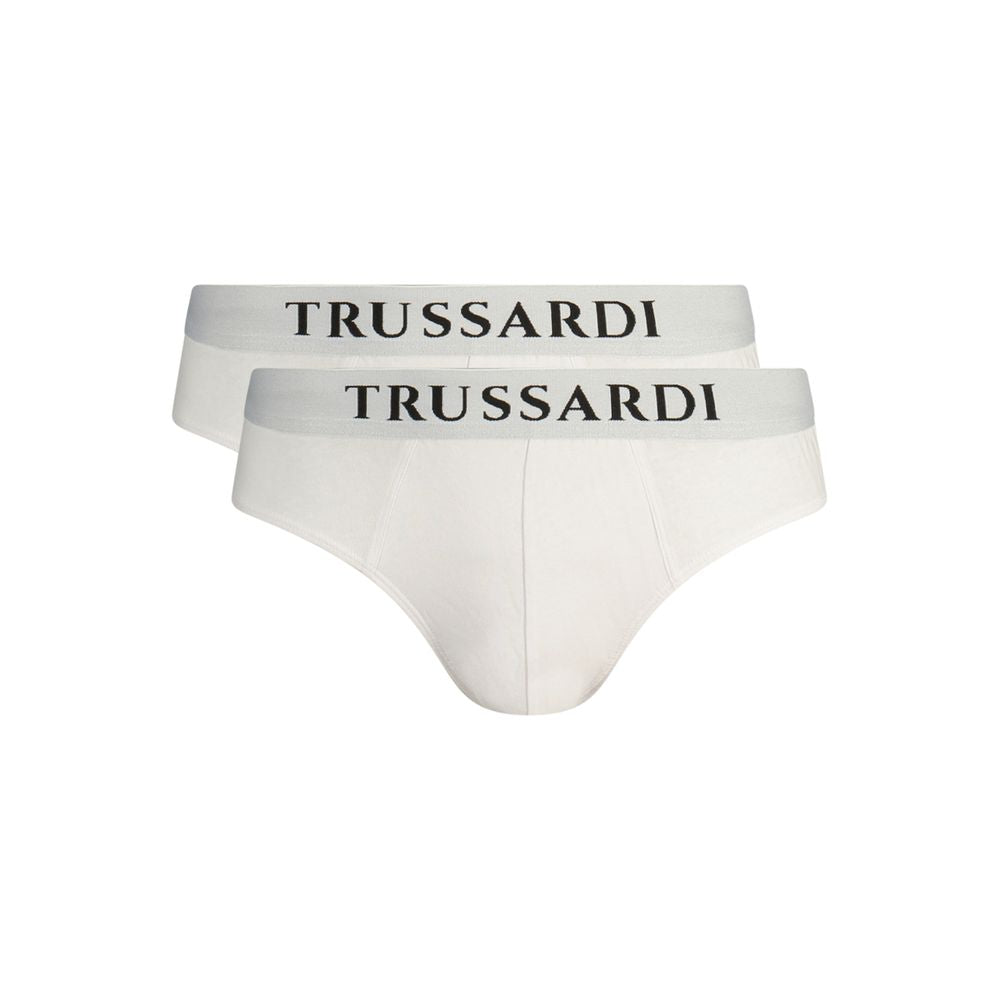 Trussardi White Cotton Briefs