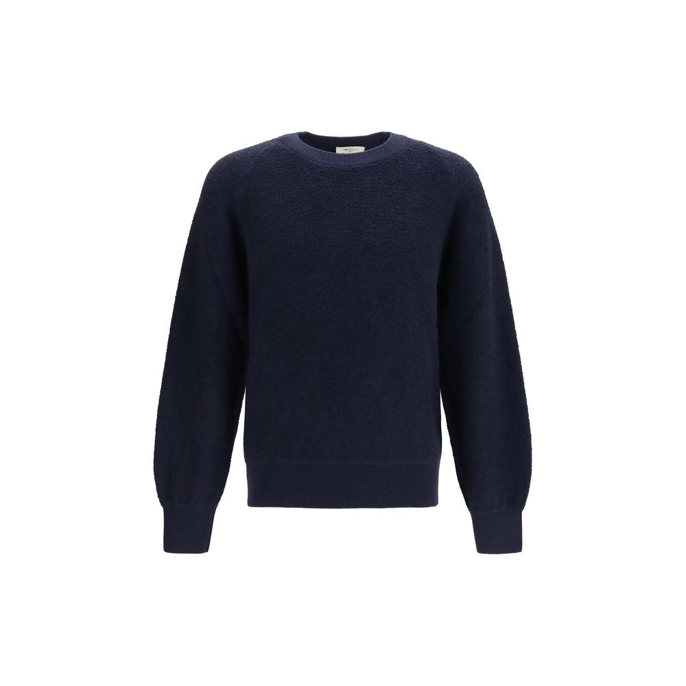 Piacenza Cashmere Blue Wool Sweatshirt