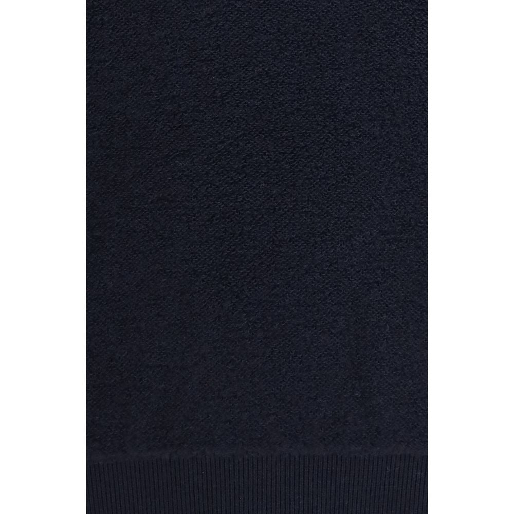 Piacenza Cashmere Blue Wool Sweatshirt