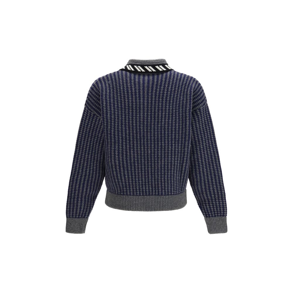 Versace Gray Wool Sweatshirt