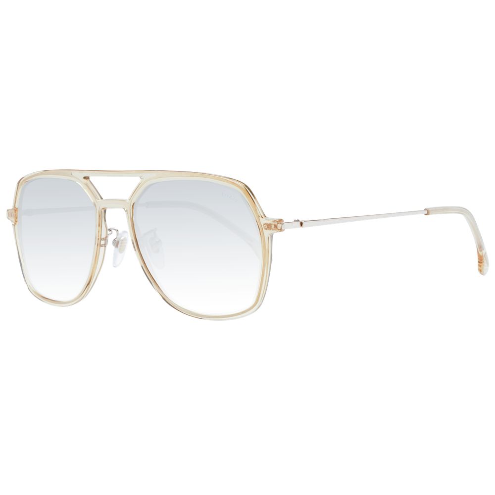 Lozza Beige Acetate & Plastic Sunglasses