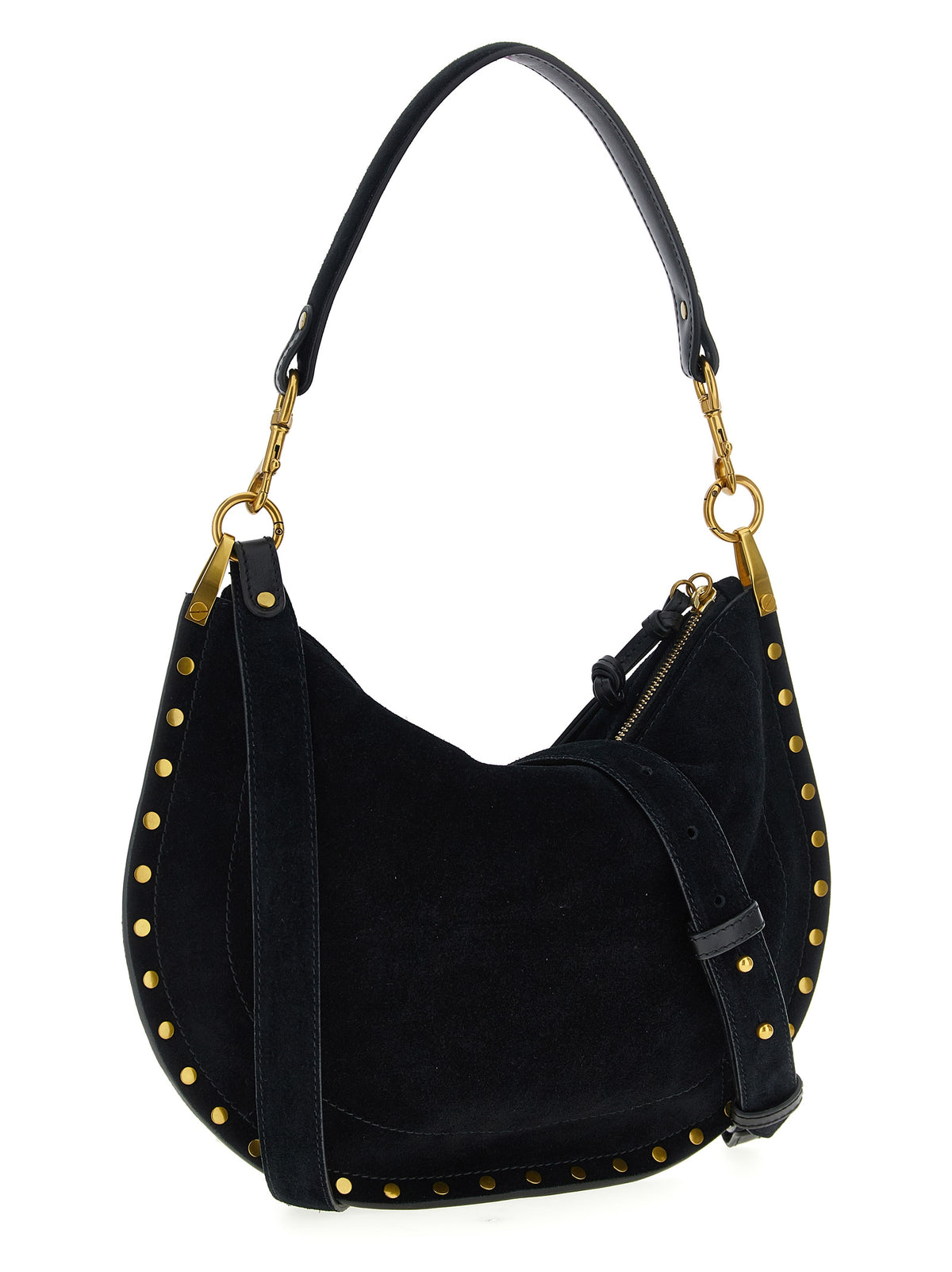 Isabel Marant Black Calfskin Shoulder Bag