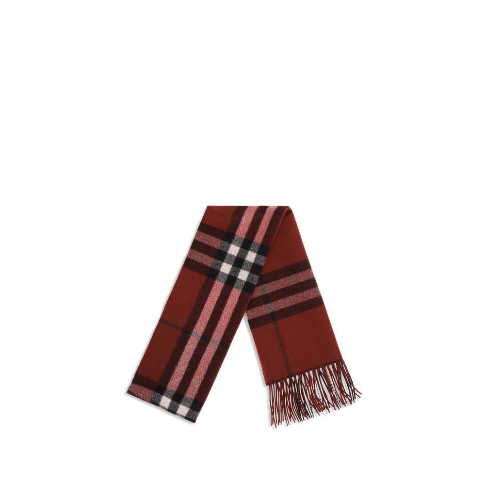 New Burberry Burgundy Cashmere Scarf