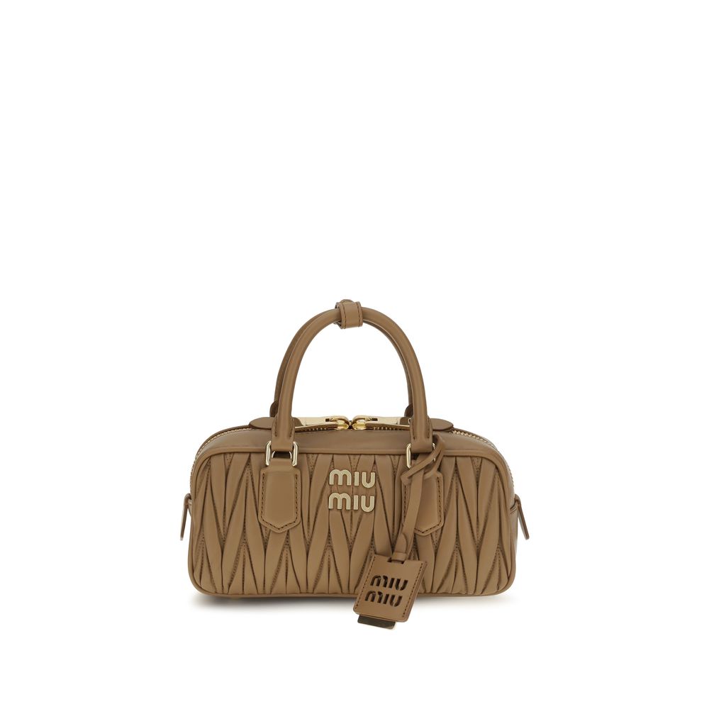 Miu Miu Beige Leather Handbag