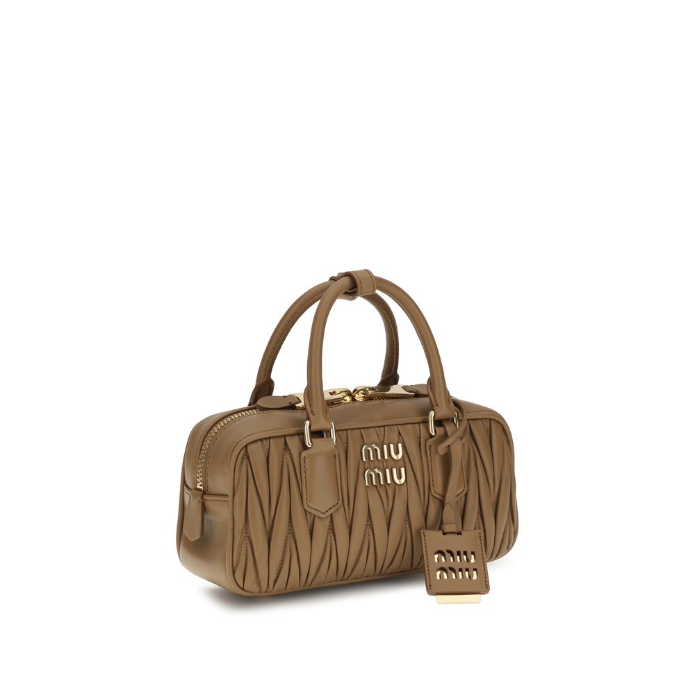 Miu Miu Beige Leather Handbag