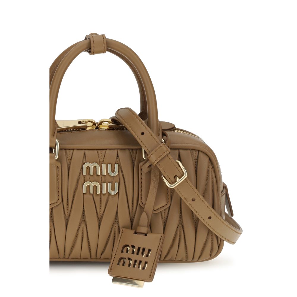 Miu Miu Beige Leather Handbag