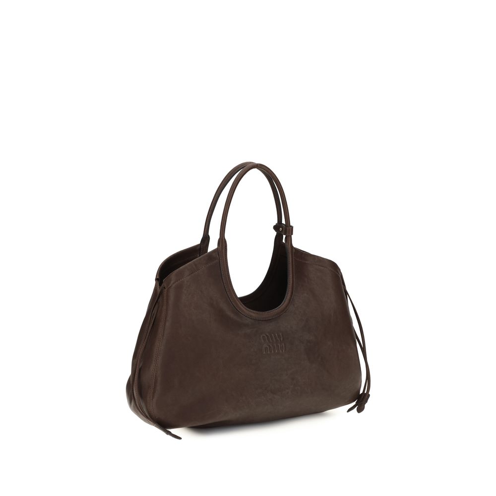 Miu Brown Lamb Handbag