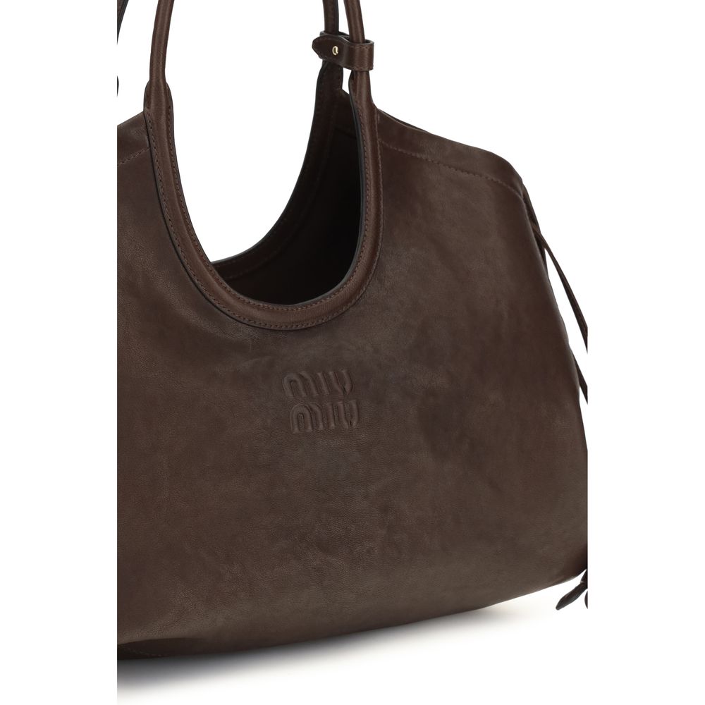Miu Brown Lamb Handbag