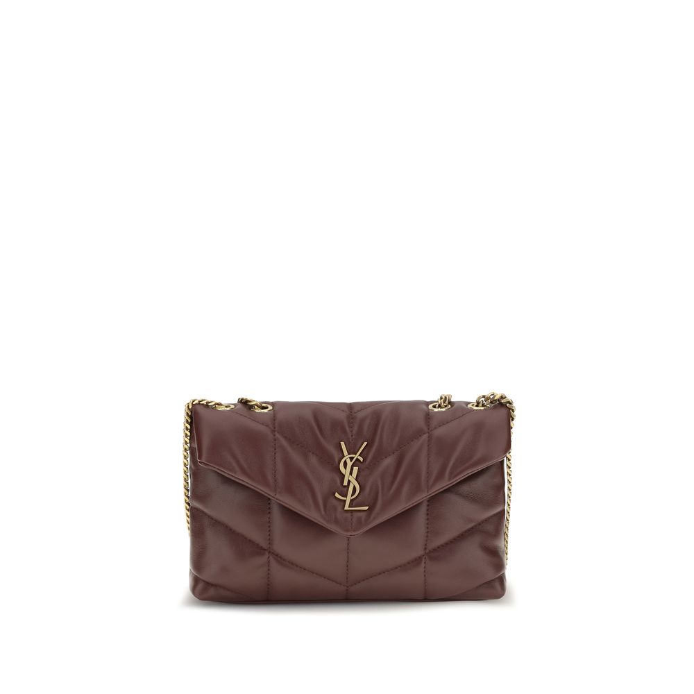 Saint Laurent Bordeaux Aries Shoulder Bag