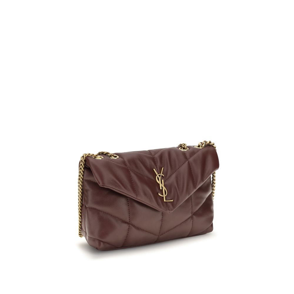 Saint Laurent Bordeaux Aries Shoulder Bag