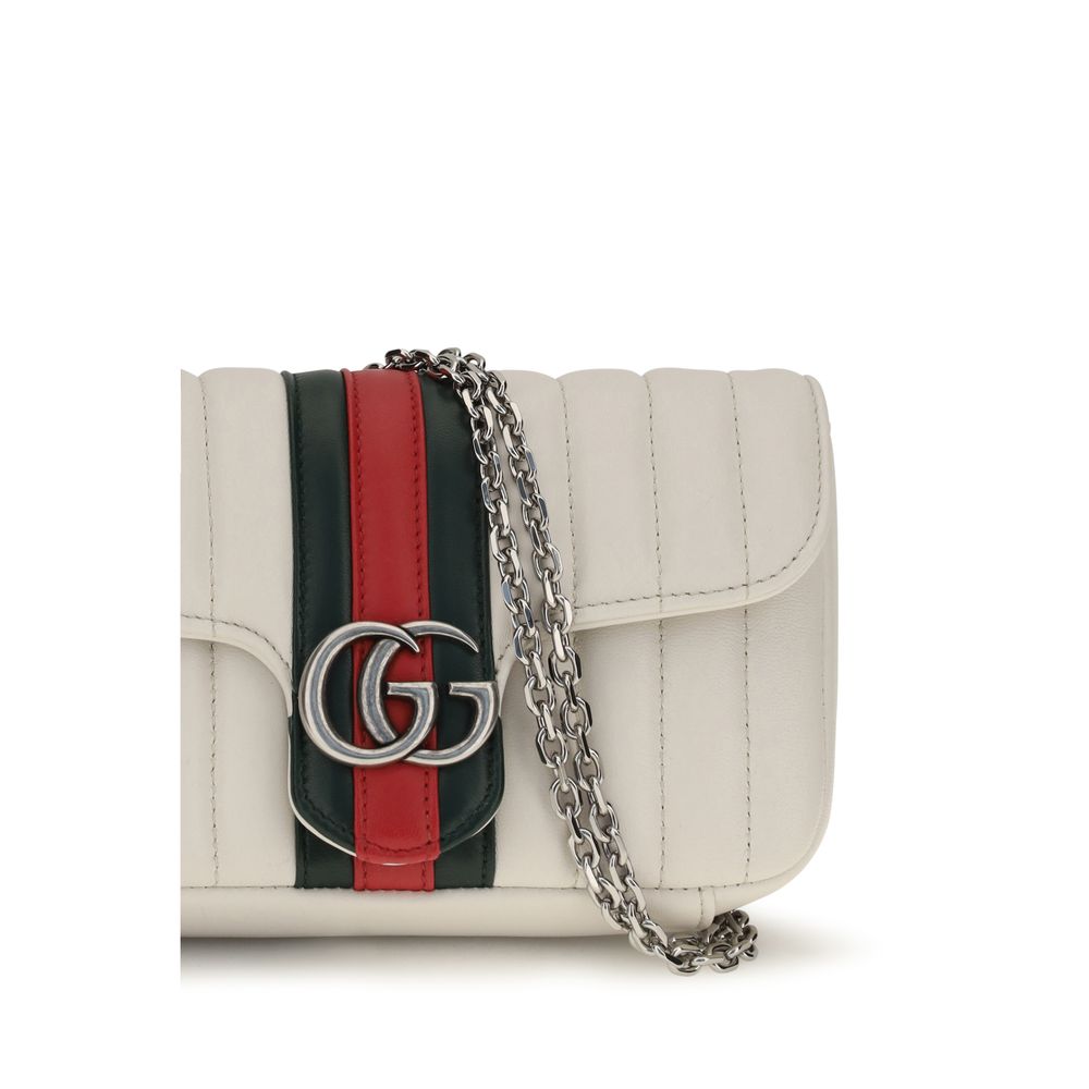 Gucci White Aries Shoulder Bag