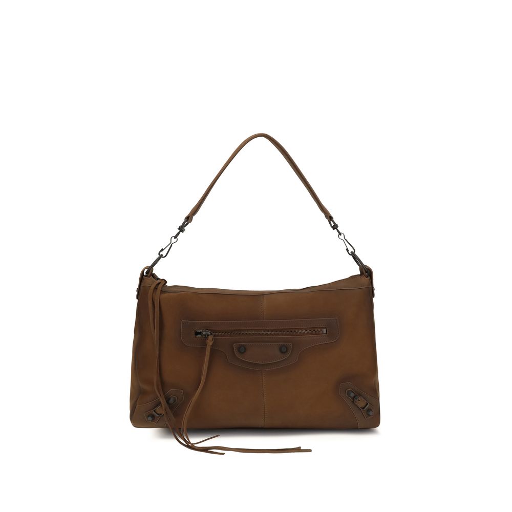 Balenciaga Brown Aries Shoulder Bag