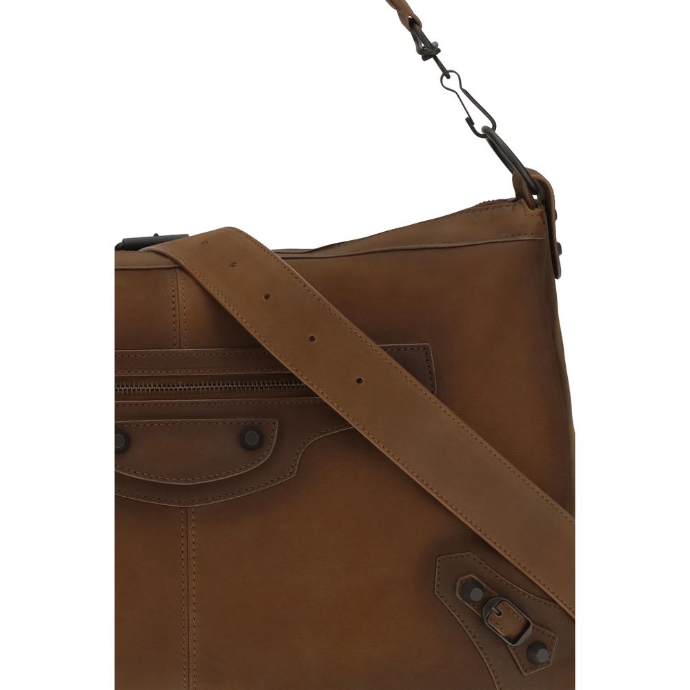 Balenciaga Brown Aries Shoulder Bag