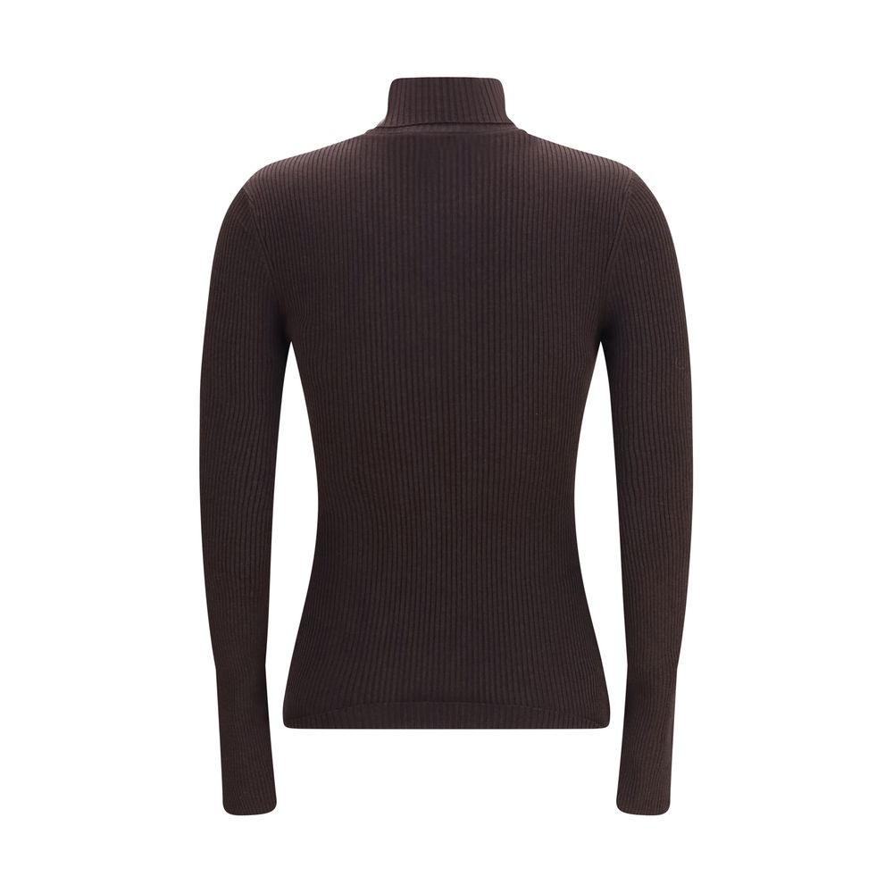 Wolford Brown Wool Turtleneck