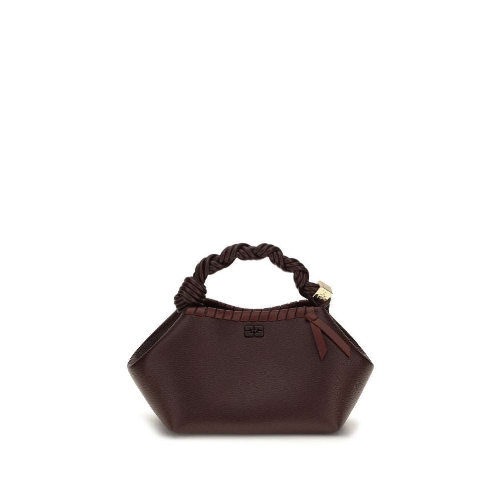 Ganni Brown Leather Handbag